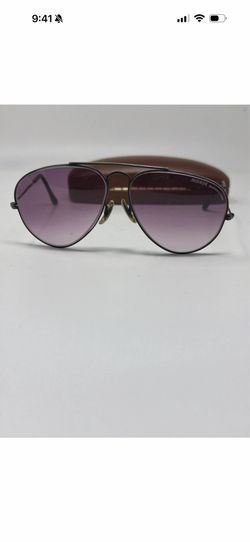 Vintage B&L Bausch & Lomb USA Mirage Purple Aviator Sunglasses Check Photos