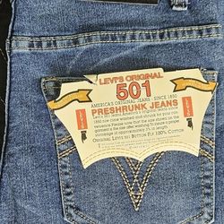 Levi's 501 pre-shrunk jeans size 