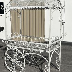 Large Iron Garden Cart 