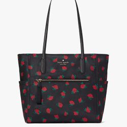 Kate Spade Chelsea Rose Toss Printed Tote Bag