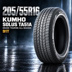 🔥 205/55R16 KUMHO SOLUS TA51A TIRES 🔥