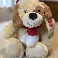 Christmas Plush Dog
