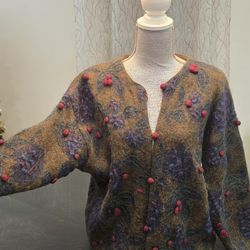 Womens MOHAIR Blend Sweater