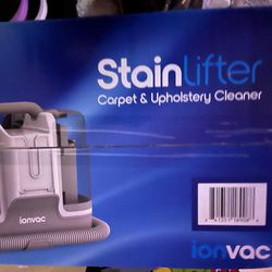 Ionvac Stain Lifter, Portable Carpet and Upholstery Cleaner, New