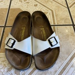 Birkenstocks Madrid White Sandals Size US: 9 EU: 40 Made in Germany