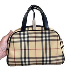 🔥Burberry Nova Check Tote Bag/Burberry Handbag/Shoulder Bag