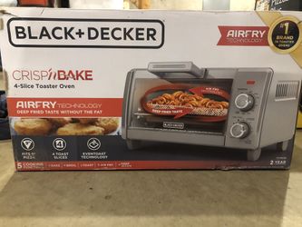Black+Decker 4-slice toaster oven
