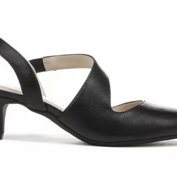 Lifestride Slingback Kitten Heel Dress Pumps