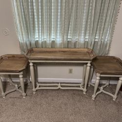 3 Piece Rustic Table Set
