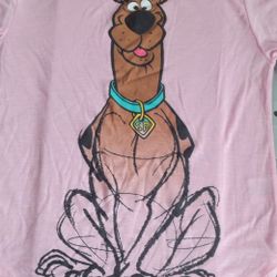 Scoob Doo  T-SHIRT  PINK Brand New. Ladies