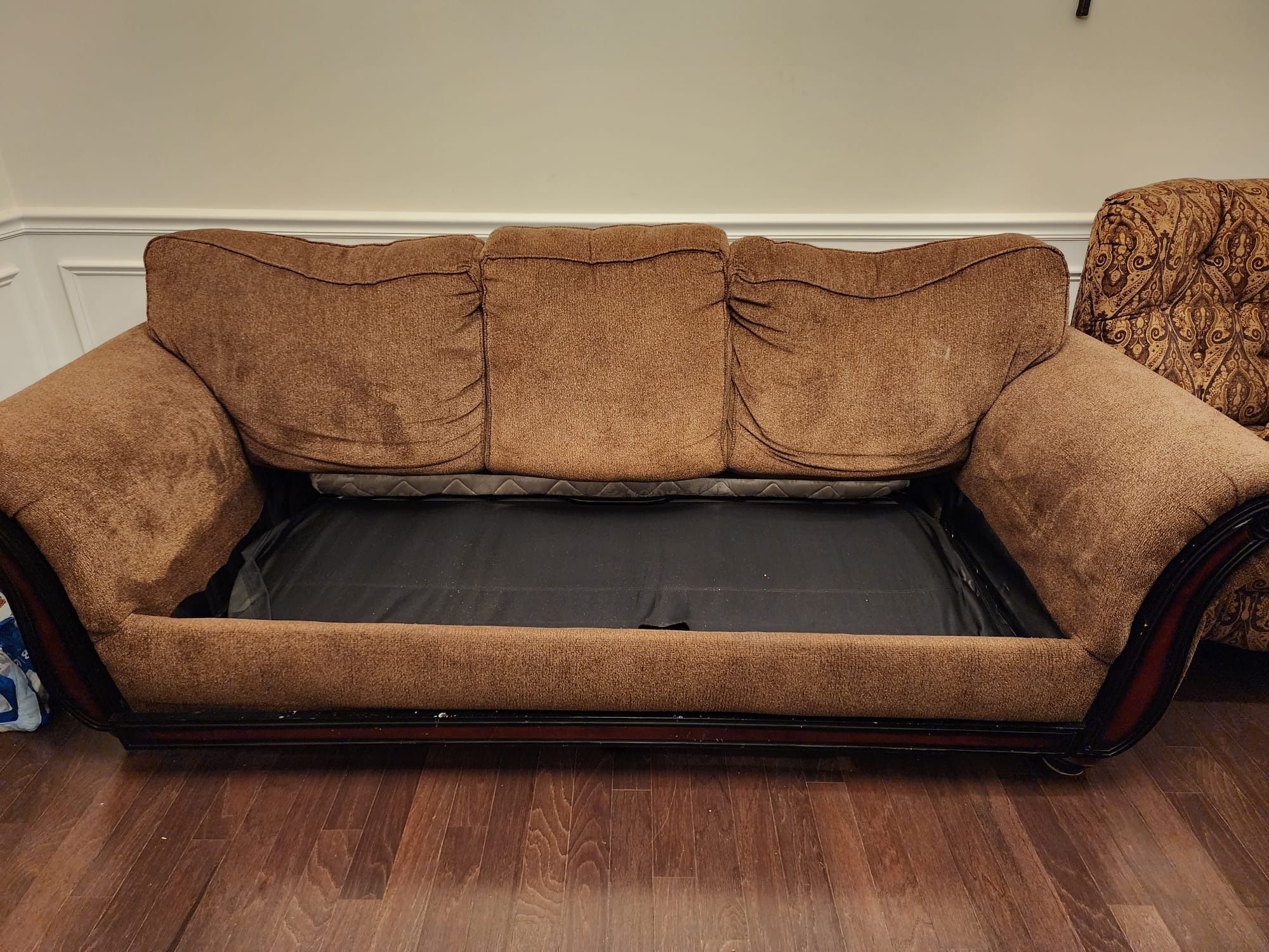 Living Room Set Sleeper Sofa, Loveseat & Accent Recliner