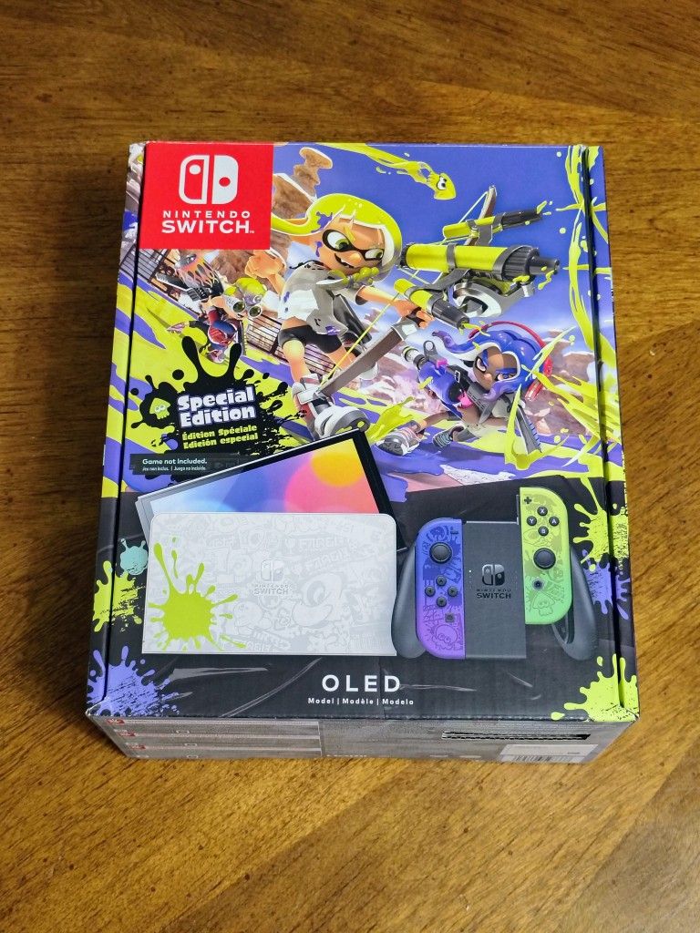 Nintendo Switch Oled Limited Edition Splatoon 3