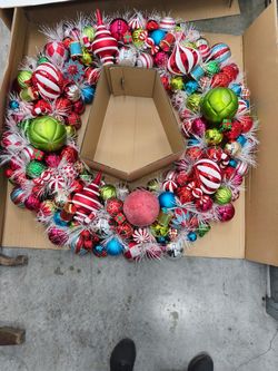 giant christmas ornament
