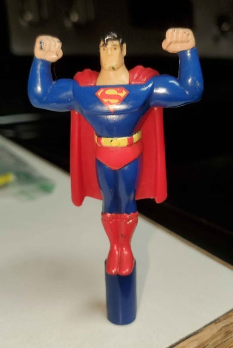 Vintage Burger King Kids Club Meal Toy Superman: The Animated Series