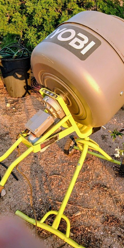 Concrete Cement Mixer NEW Never Used RYOBI OPEN BOX