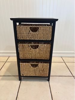 3  Wicker baskets