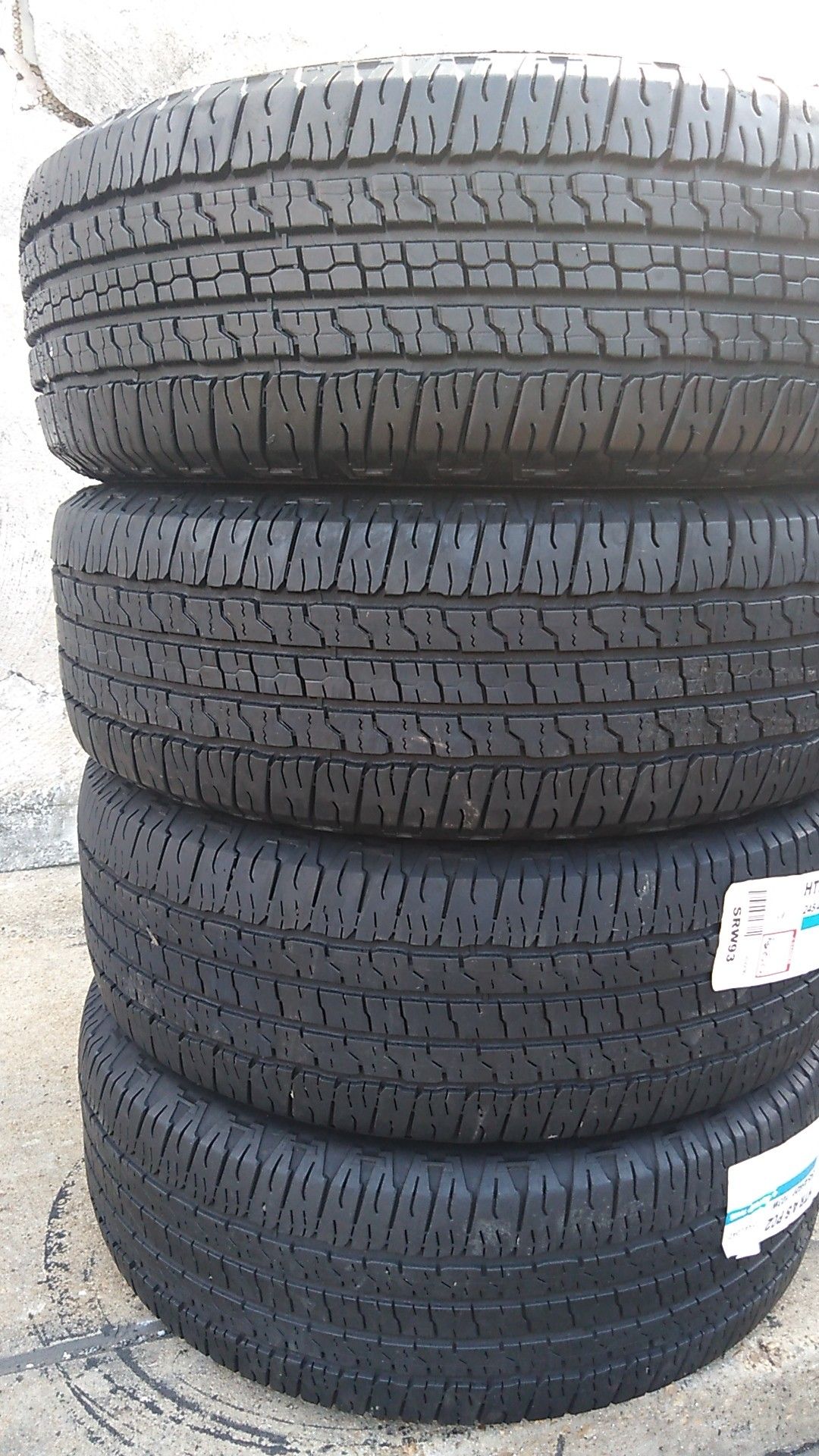 Four Goodyear tires for sale 265/70/17