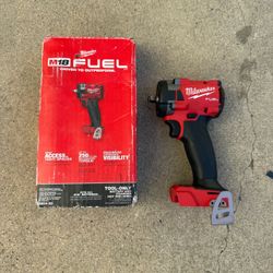 Milwaukee M18 FUEL GEN-3 18V Lithium-Ion Brushless Cordless 3/8 in. Compact Impact Wrench with Friction Ring (Tool-Only)