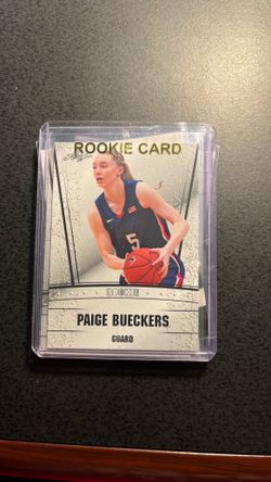 Paige Bueckers UCONN rookie cards