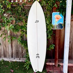 6’4 Lost RNF 96 Surfboard Fish Surf Board Twin Fin (not King Fish Midlength twin pin Shortboard)