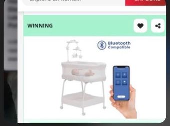 Rocking singing bassinet