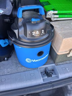 Vacmaster 2.5 wet dry vac without hose