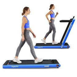 $275 COSTWAY GOPLUS SUPERFIT FOLDAWAY ELECTRIC TREADMILL 
