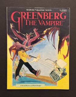 Marvel Graphic Novel #20 Greenberg the Vampire | Marvel Comics 1986