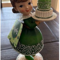 Lucky Lane St Patrick’s Day Girl with Cake