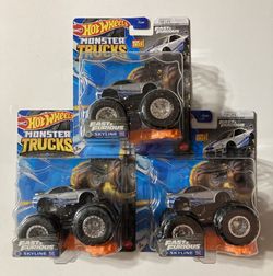 Hotwheels Monster Trucks Fast And Furious Nissan Skyline GT-R R34