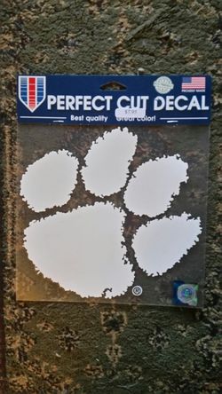 Large tiger paw decal
