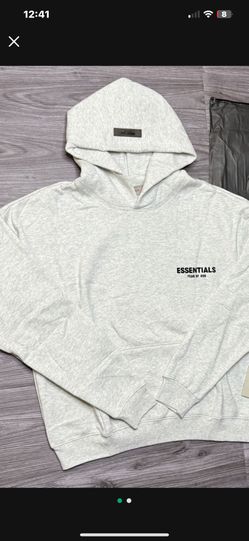 Light Grey Essentials  Hoodie 