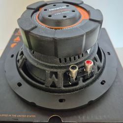 MEMPHIS ( 1 ) 8 INCH 2 OR 4 OHM SELECTABLE VOICE COIL CAR SUBWOOFER 400 WATTS