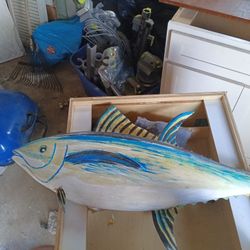 Yellow Fin Tuna Sculpture 