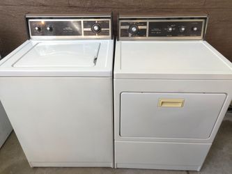 Heavy duty washer and gas dryer 🚚 FREE delivery
