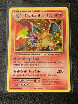 2016 Pokemon XY Evolutions Charizard Holo 11/108