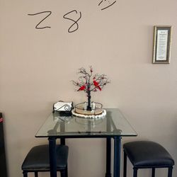 Bistro Table & 2 Stools