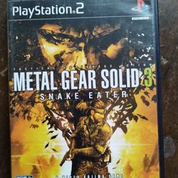 Metal Gear Solid: Snake Eater PS2