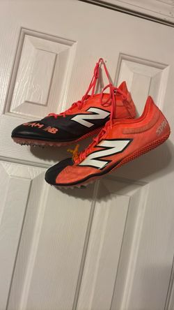 New Balance Track Spikes Orange and Black