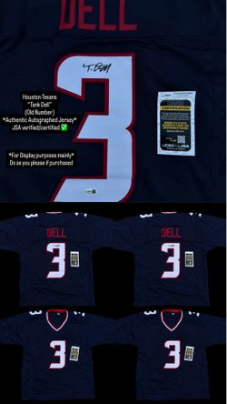 Tank Dell Signed Authenticated Jersey
