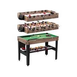 3-in-1 Combination Game Table Air Powered Hockey Foosball Billiards Pool. Missed stuff for billiard and foosball