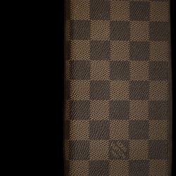 Louis Vuitton Clemence Wallet Damier Ebene Canvas (Rose Ballerine)