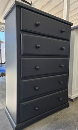 Solid wood dresser.