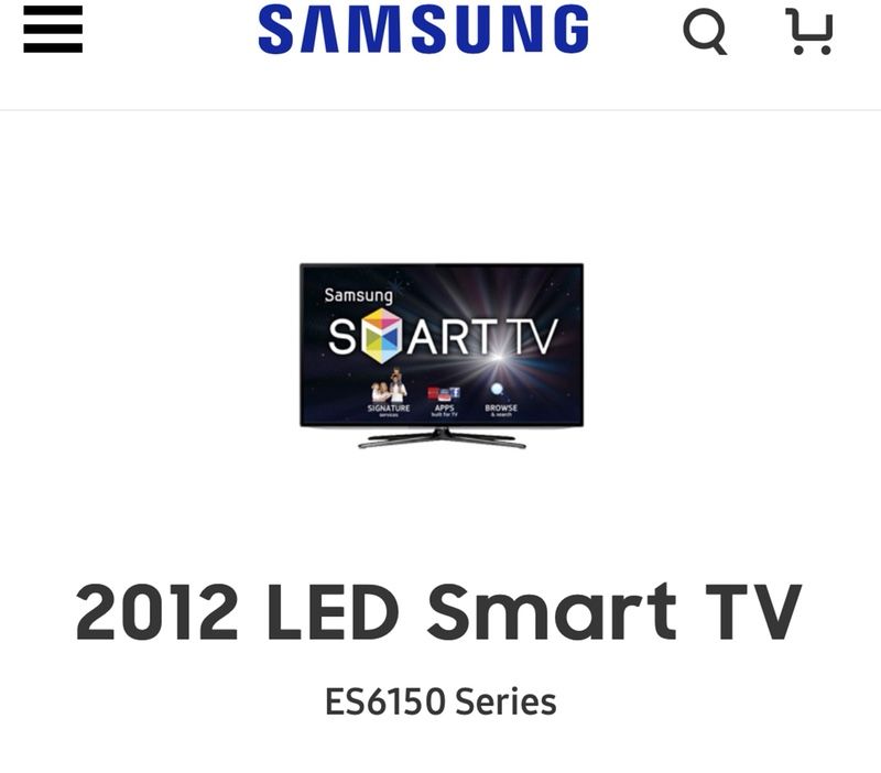 Samsung Smart TV - Great condition used [UN40ES6150F]