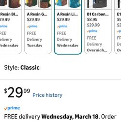 Minimalist Slim RFID Blocking Resin Wood Credit Card Holder with Money Clip, Easily Removable Cash&Card Metal Wallet,Resin River,Natua