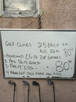 4 Golf Clubs