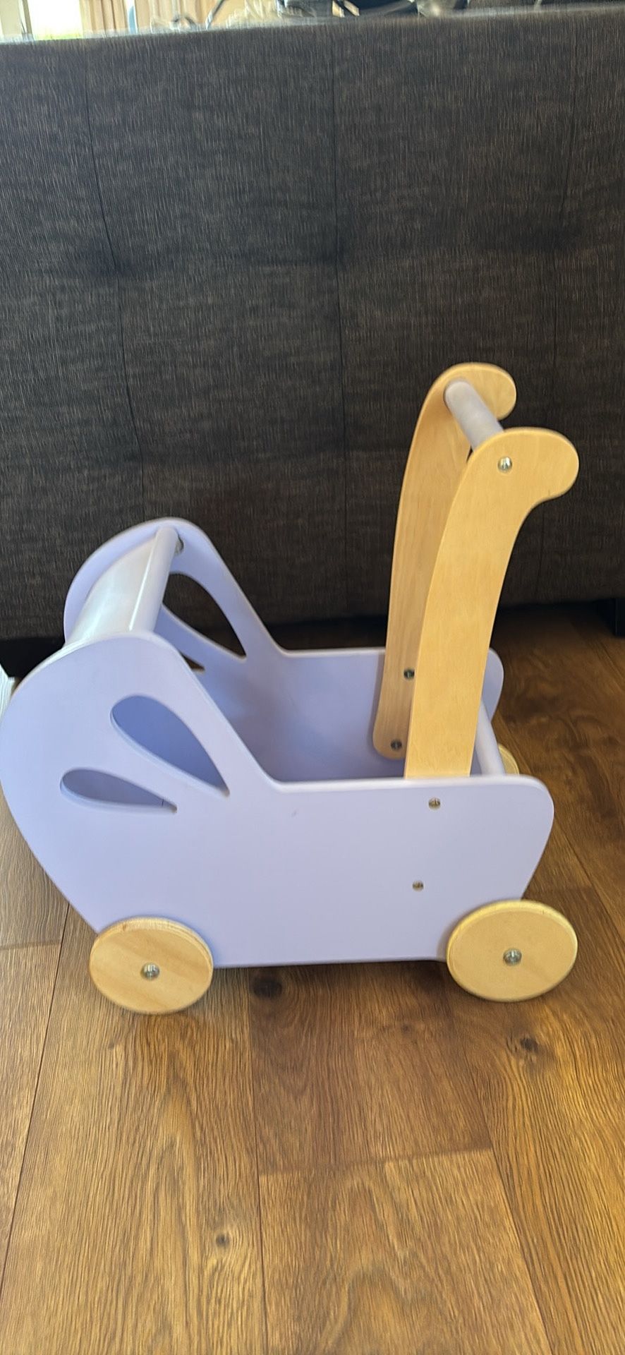Adorable Doll Carriage For Toddler -wood