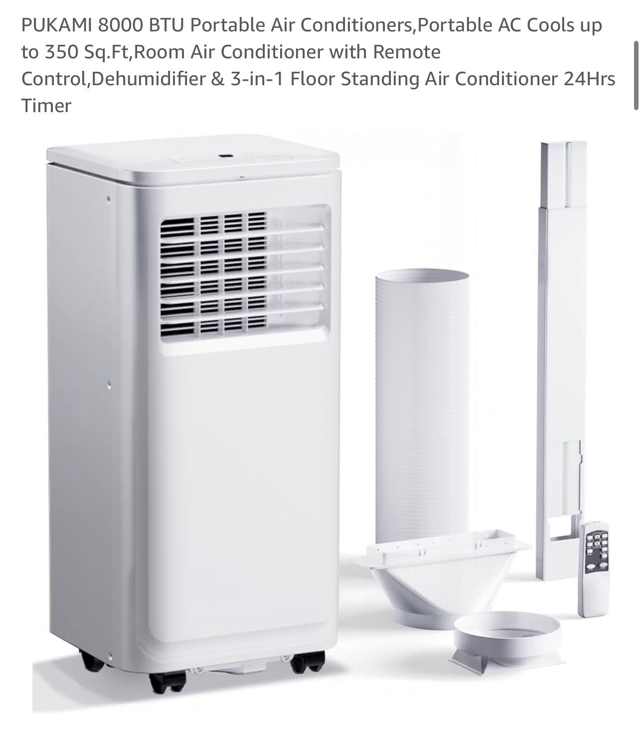 Brand New 8000 BTU PORTABLE AC UNIT WITH REMOTE