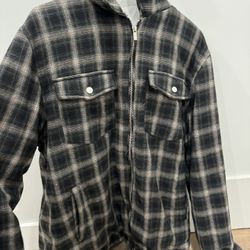 Sherpa Lined Flannel Size XL