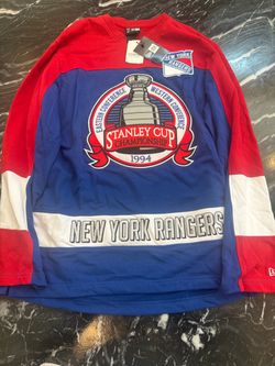 New York Rangers 1994 Stanley Cup Champions New Era Vintage Hockey Crewneck L NWT